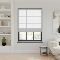 Malmo White Roman Blind - thumbnail 2