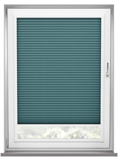 Scandi Teal Pleated Blind - image 1