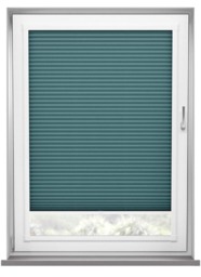 Scandi Teal Pleated Blind - thumbnail 1