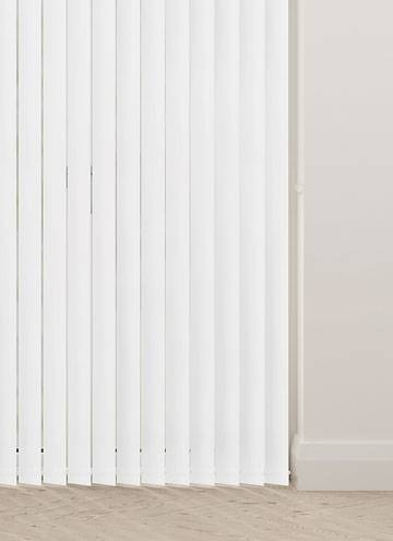 Bella Blackout Frost White Vertical Blind - image 1