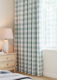Sophie Allport Gingham Teal Curtain