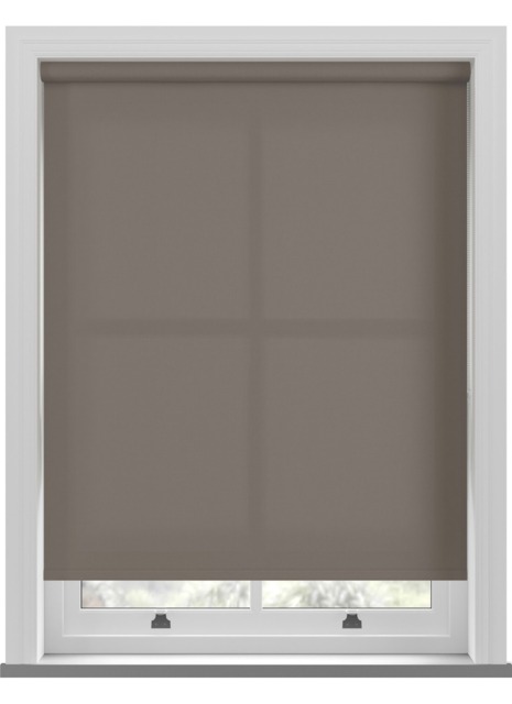 Unicolour Chocolate Brown Roller Blind - image 1
