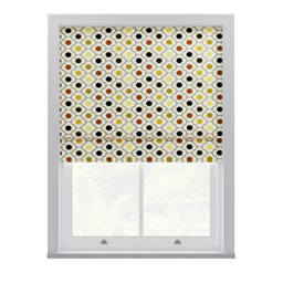 Orla Kiely Spot Flower Ditsy Yellow Multi Roman Blinds Roman Blind - thumbnail 2