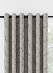 Laura Ashley Pussy Willow Embroidery Steel Eyelet Curtain Eyelet Curtain - thumbnail 1