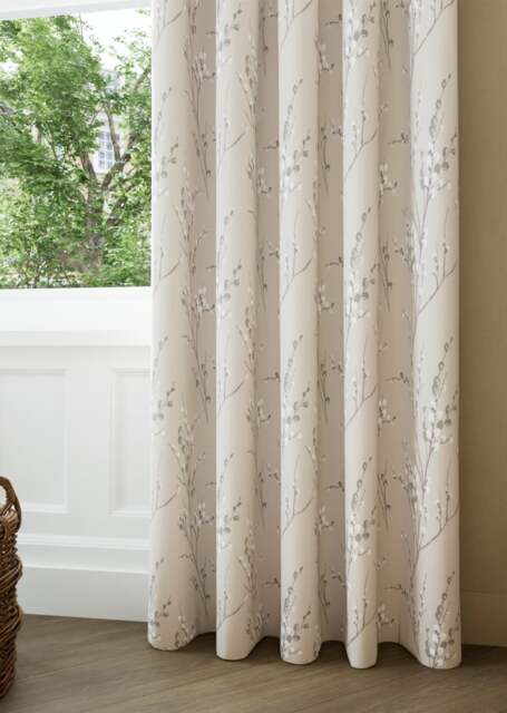 Laura Ashley Pussy Willow Natural Curtain - image 1