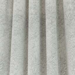Silver Bouquet Embroidered Curtain - thumbnail 2