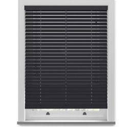 Deco Jet Black Wooden Blind - thumbnail 2