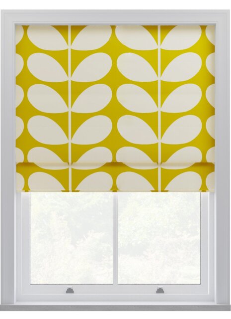 Orla Kiely Solid Stem Yellow Roman Blinds Roman Blind - image 1