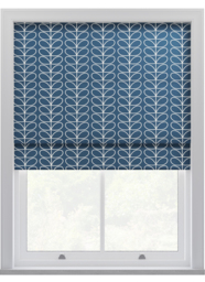 Orla Kiely Linear Stem Marine Roman Blinds Roman Blind - thumbnail 1