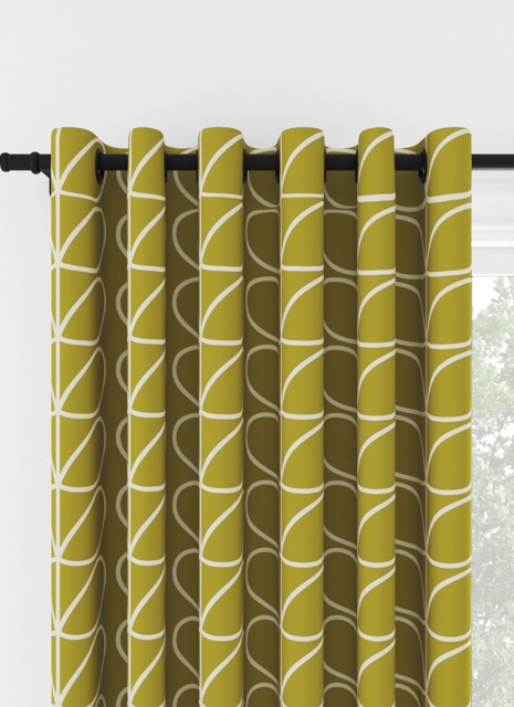 Orla Kiely Jumbo Linear Stem Seagrass Eyelet Curtain Eyelet Curtain - image 1