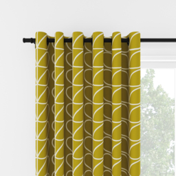 Orla Kiely Jumbo Linear Stem Seagrass Eyelet Curtain Eyelet Curtain - thumbnail 2