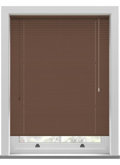 Turin 25mm Milk Choc Brown Venetian Blind - image 1