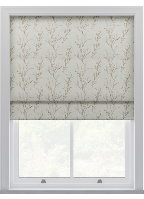 Laura Ashley Pussy Willow Embroidery Blush Roman Blind Roman Blind - image 1