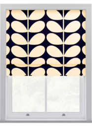 Orla Kiely Jumbo Solid Stem Whale  Roman Blinds Roman Blind