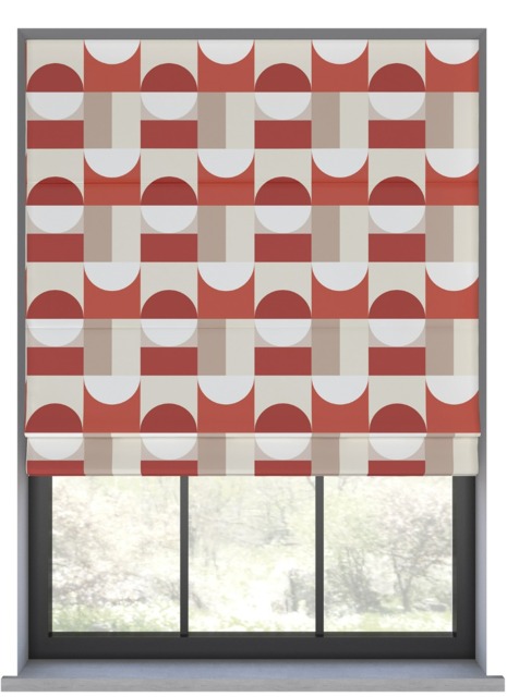 Axton Scarlet Roman Blind - image 1