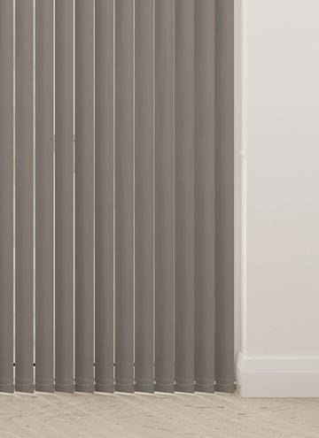 Bella Blackout Taupe Brown Vertical Blind - image 1