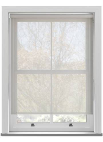Mood Voile Cotton White Roller Blind - image 1
