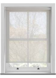 Mood Voile Cotton White Roller Blind - thumbnail 1