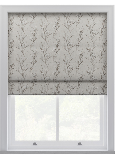 Laura Ashley Pussy Willow Embroidery Steel Roman Blind Roman Blind - image 1