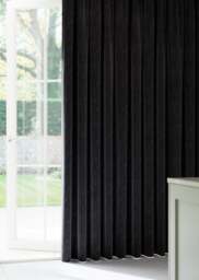 Graphite Geo Jacquard Curtain