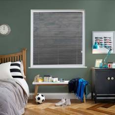 Turin 25mm Jet Black Venetian Blind - thumbnail 2