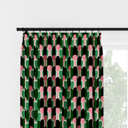 Orla Kiely Florida Jade Pencil Pleat Curtain Pencil Pleat Curtain - thumbnail 2