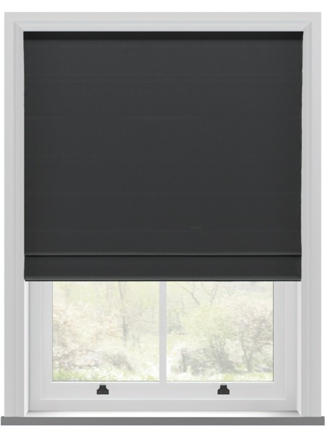 Orka Anthracite Blackout Roman Blind - image 1