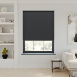 Orka Anthracite Blackout Roman Blind - thumbnail 2