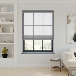 Fika Light Grey Roman Blind - thumbnail 2