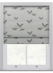 Laura Ashley Animalia Embroidered Pale Duck Egg Roman Blind Roman Blind - thumbnail 1