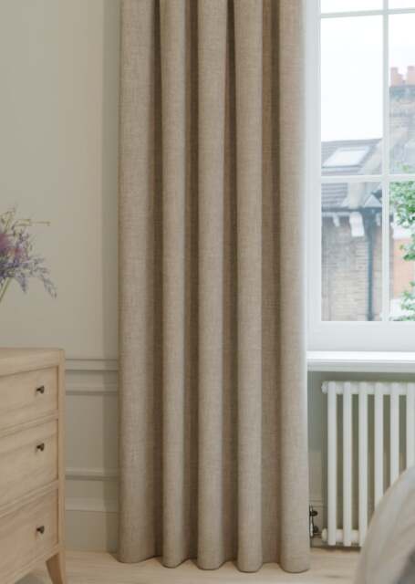 Biscuit Heritage Weave Curtain - image 1