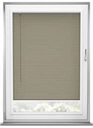 Turin 25mm Gloss Pebble Grey Venetian Blind - thumbnail 1