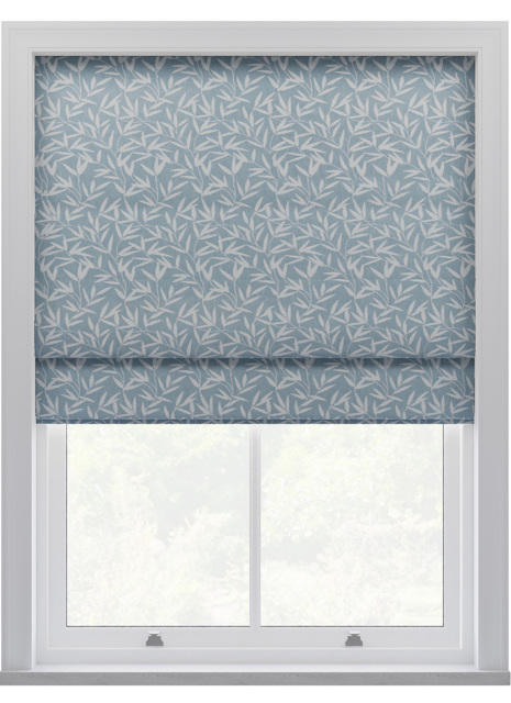 Laura Ashley Willow Leaf Chenille Pale Seaspray Roman Blind Roman Blind - image 1