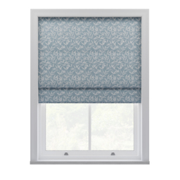 Laura Ashley Willow Leaf Chenille Pale Seaspray Roman Blind Roman Blind - thumbnail 2