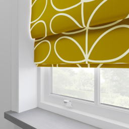 Orla Kiely Jumbo Linear Stem Seagrass Roman Blinds Roman Blind - thumbnail 2