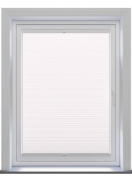 Pleated White Clic Fit Pleated Blind - thumbnail 1