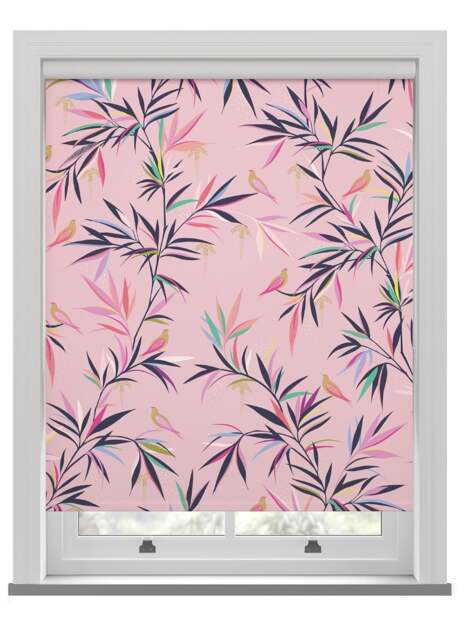 Sara Miller Bamboo Soft Pink Roller Blind Roller Blind - image 1