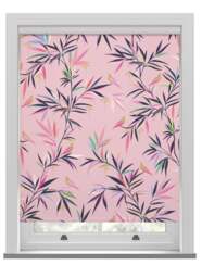 Sara Miller Bamboo Soft Pink Roller Blind Roller Blind - thumbnail 1