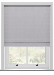 Koi Faux Silk Light Grey Roman Blind - thumbnail 1