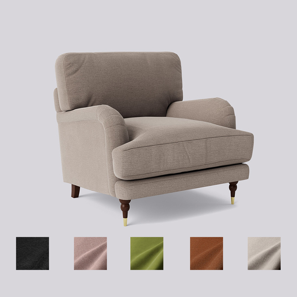 Swoon - Charlbury - Armchair - Brown - House Weave