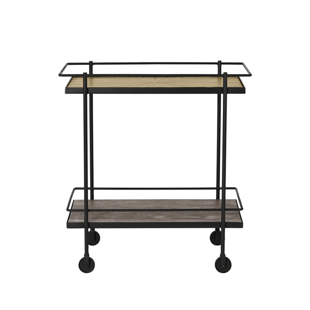 Swoon, Ziggy, Art Deco Drinks Trolley, Grey, Sale, W: 75cm x H: 80 cm