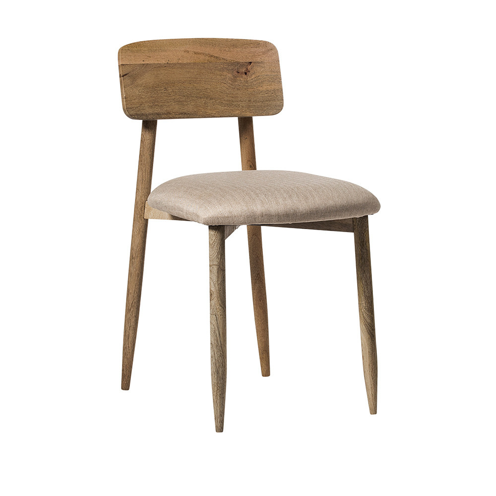 Swoon - Southwark - Mid-Century Modern Dining Chairs - Set Of Two - Brown - Mango Wood
