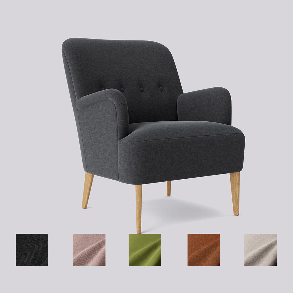 Swoon - London - Armchair - Black