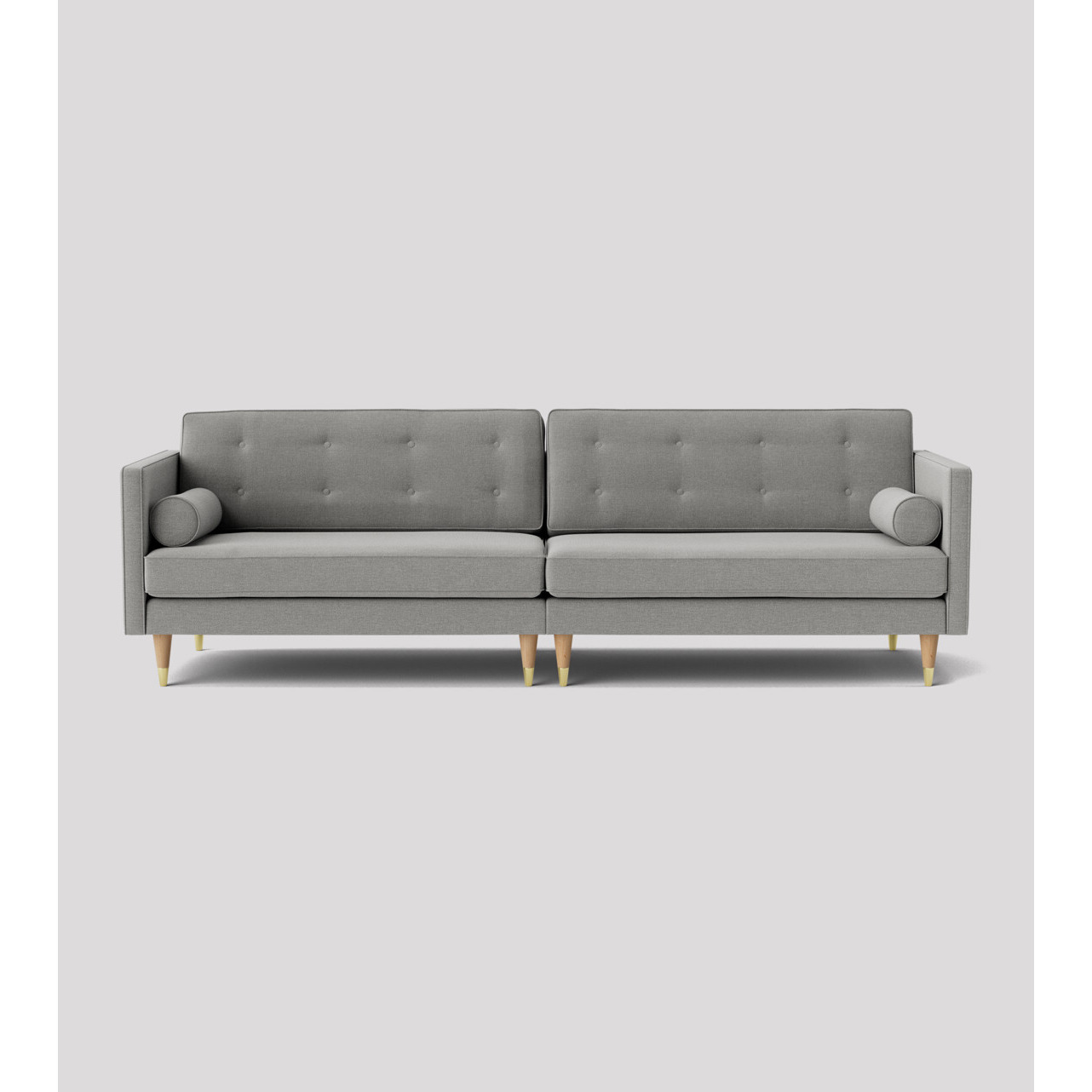 Swoon - Porto - Four-Seater Sofa - Grey - House Weave
