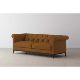 Faux Suede 2 Seater Sofa from Swyft - Tan - Model 09 - Quick Delivery