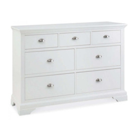 Bentley Hampstead 3+4 Drawer White Chest of Drawers