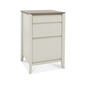 Bentley Bergen Grey Washed Oak & Soft Grey Filing Cabinet