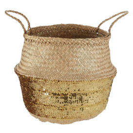 Teddy's Collection Natural Seagrass Basket / Large