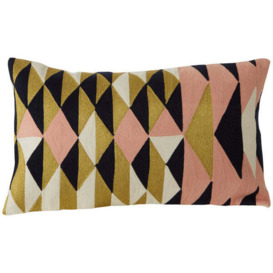 Teddy's Collection Brigitte Ozella Geometric Design Cushion