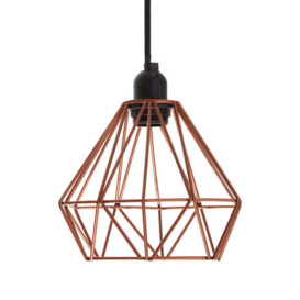 Teddy's Collection Bodhi Wire Copper Pendant Light